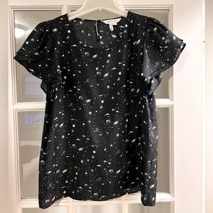 BCBGeneration - Size S -printed short sleeve blouse